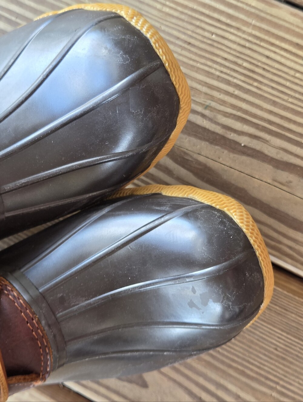 Sperry Womens Brown & Dark Brown Duck Boots Size 8 - Picture 5 of 8